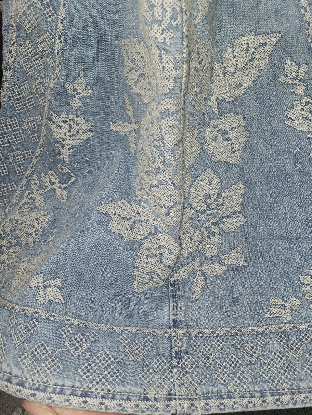 +FEST Blue Denim Wide Leg Jeans